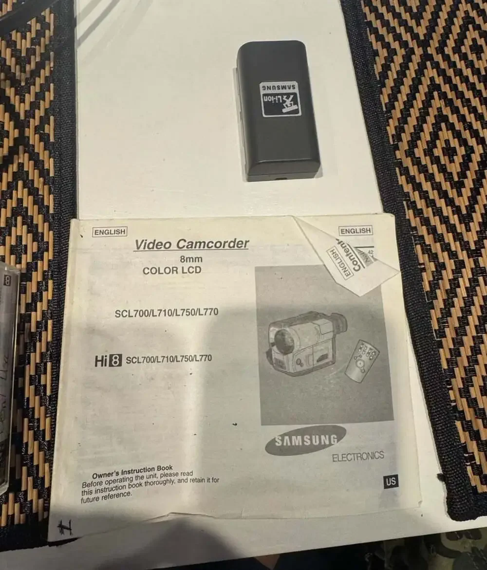 Samsung VP-L870 Hi8 Camcorder Video Camera Tested Vintage